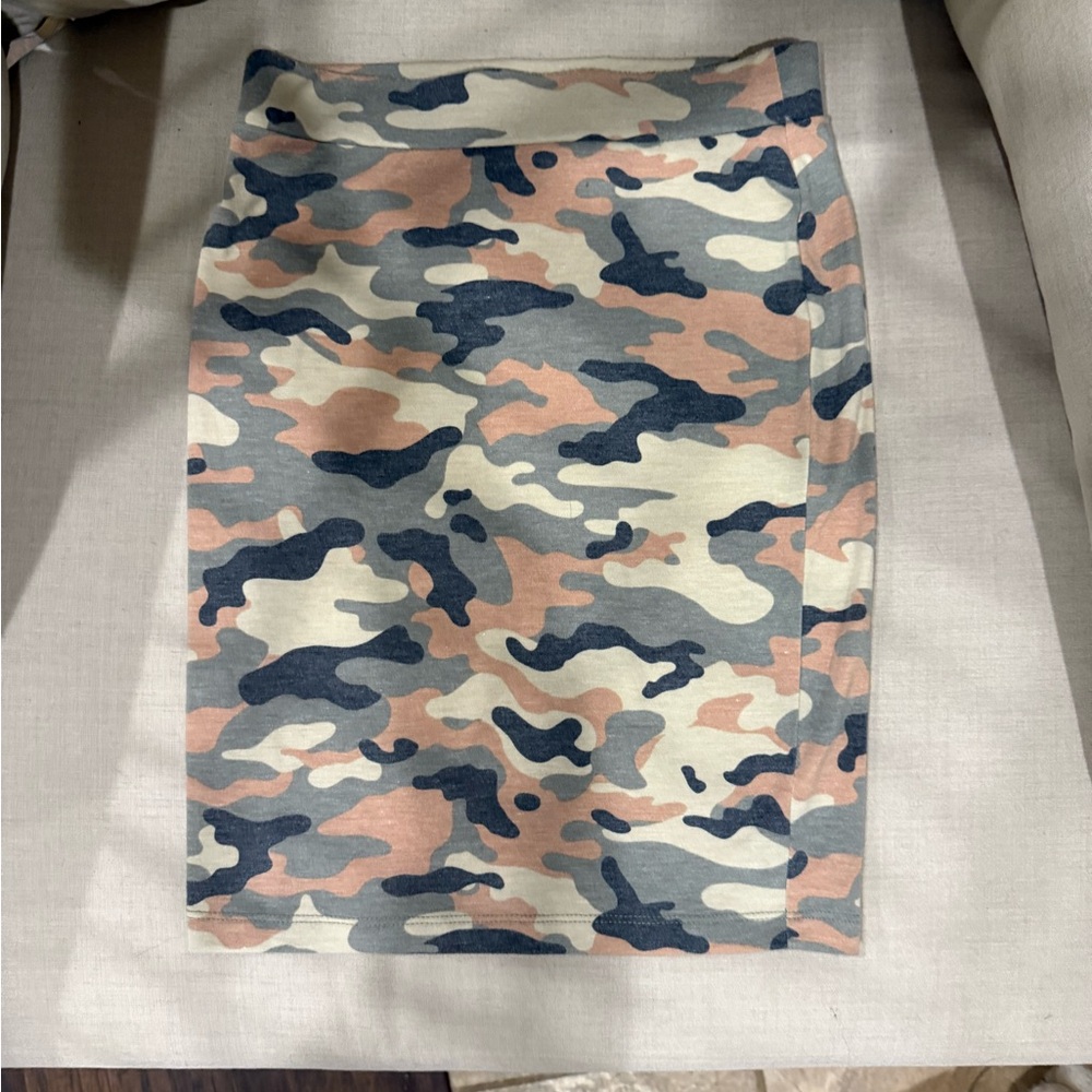 Camouflage Print Women's Skirt
